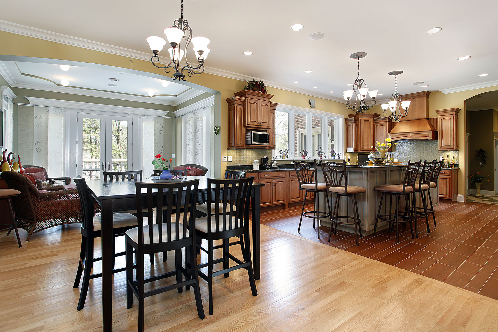Open-concept Corpus Christi home interior
