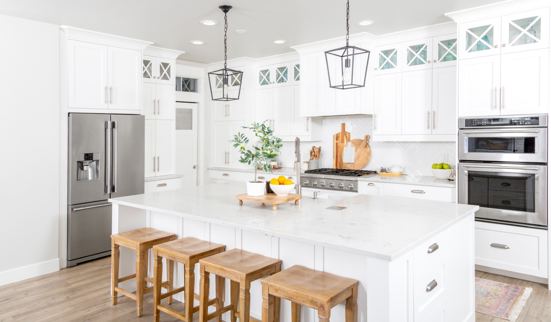 Bright, modern Corpus Christi kitchen interior